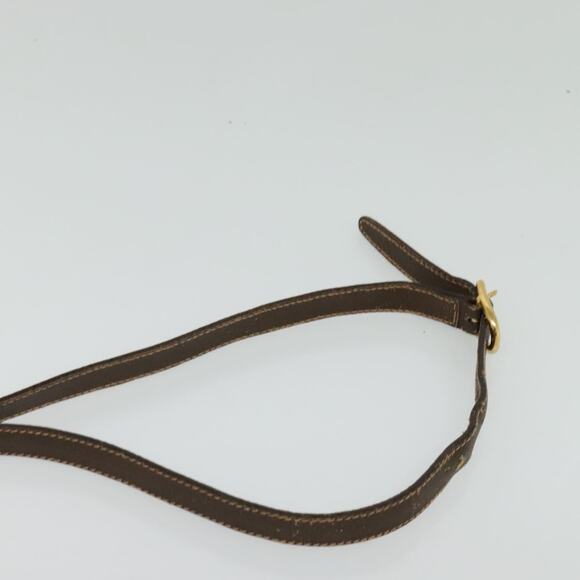 GUCCI GG Supreme Web Sherry Line Bag Pvc Brown Gold 89 02 032 - Picture 8 of 16